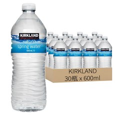 Kirkland 科克蘭 SIGNATURE泉水, 600ml, 30瓶