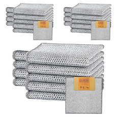 Buwork 多功能雙層銀絲菜瓜布, 30個, 1入