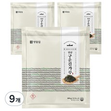 정담김 구운 김가루, 100g, 9개