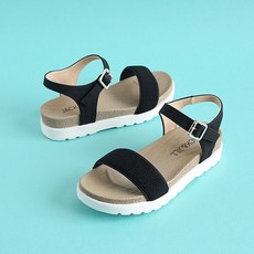잭앤질 여성용 일자 스트랩 벨크로 샌들 JB1387