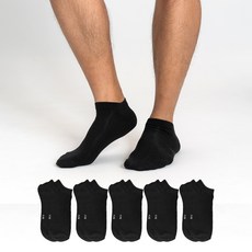 에이원패션 남성용 실속형 무지 스니커즈 5켤레 세트