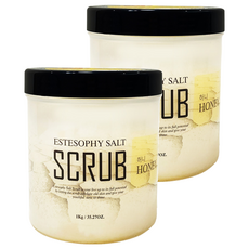 Estesophy 身體磨砂鹽皂蜂蜜, 1kg, 2個