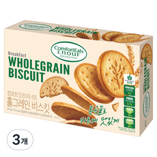 컴포트잇츠이너프 홀그레인 비스킷, 3개, 376g