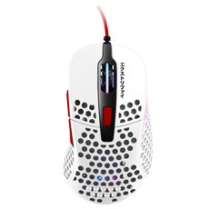 Xtrfy M4 超輕遊戲有線鼠標東京版 XG-M4-RGB, 白+紅