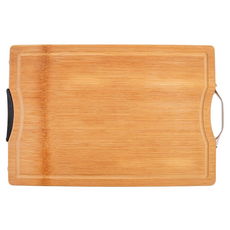 HOLA 和樂家居 可立式一片竹溝槽砧板, 014249696, 1個