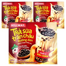 HILLWAY 黑糖奶茶固體茶 28克 x 4入 + 珍珠 30克 x 4入 組合, 3套