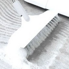 화장실 타일 청소 길이조절 V타일 브러쉬, 그레이, 2개