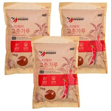 고추연구소 굵은 고춧가루, 1kg, 3개