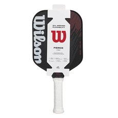Wilson FIERCE PRO PICKLEBALL PADDLE 2, 1個, 黑色 + 白色, WR160211U2