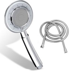 LIVINGiF 3段式按摩蓮蓬頭+軟管 IR-501 2M, 1組, 單色