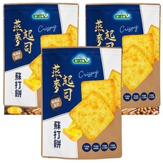 統一生機 燕麥起司蘇打餅 7入, 108g, 3袋