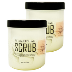 ESTESOPHY 葡萄柚鹽身體磨砂膏, 1000g, 2個