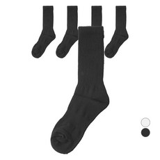 JAJU (JAJU) 男性動能支撐中筒襪 4雙