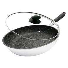 hokua 北陸 日本製大金流光系列 不沾平底鍋 含蓋 可用金屬鏟, 26cm, 1個