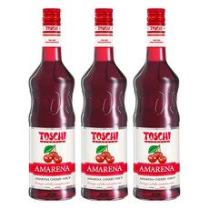토스키 아마레나 체리 시럽, 1L, 3개