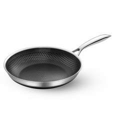 Cookcell 黑陶瓷平底煎鍋 電磁爐適用, 1個, 28cm