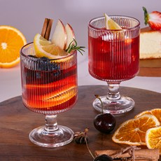 코멧 홈 빈티지 고블렛 와인잔, 2개, 230ml