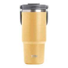 TYESO 泰碩 304不鏽鋼隨行杯, 黃色, 750ml, 1個