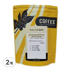 SALES CAFE 綜合咖啡 強烈風味 研磨咖啡豆, 500g, 2個, 手沖