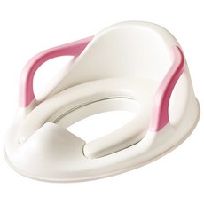 투비맘 핸들 유아변기 커버, 핑크