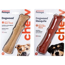 펫스테이지 반려견 우드스틱 M + 바베큐 우드스틱 M, 1세트