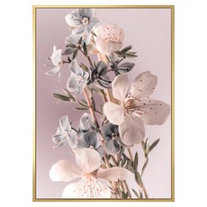 BOLUO GALLERY 菠蘿選畫所 掛畫 花語 蘋果花 BFEF3408G, 金色