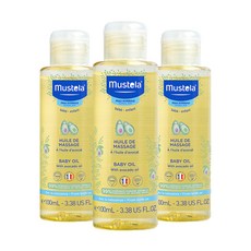 무스텔라 베이비 오일, 100ml, 3개
