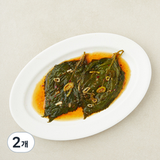 식탁위의사계 안동식 깻잎찜, 250g, 2개