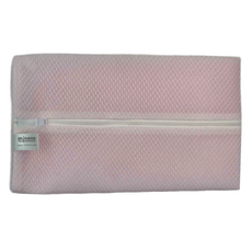 minono 米諾諾 蕾絲雙層洗衣袋 方型 60 x 70cm, 粉色 + 白色, 1個