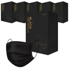 프로월드컵 PWX 덴탈마스크 대형, 200개입, 6개, 블랙