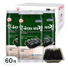 광천해저김 재래식탁김, 12g, 60개