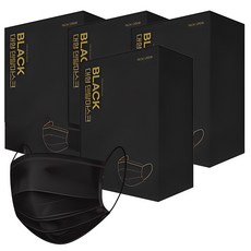 프로월드컵 PWX 덴탈마스크 대형, 200개입, 4개, 블랙