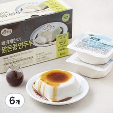 맑은물에 빠르게한끼 맑은콩 연두부 오리엔탈소스 6입, 804g, 6개