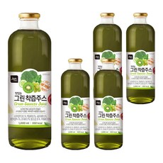 jun 美味綠色鮮榨果汁, 1L, 5個