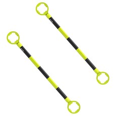 彩色交通錐 超級交通錐 橡膠交通錐 交通錐掛架, 2個, 螢光