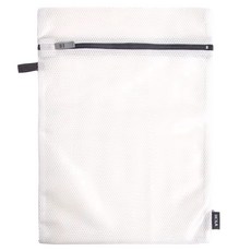 HOLA 和樂家居 雙層洗衣袋 方形 30 x 40 x 0.6cm 35g, 白色, 1個