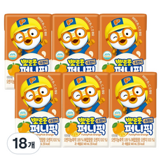 Seoul F&B Pororo 趣味橙汁, 18個, 140ml