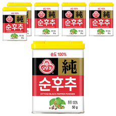 오뚜기 순후추, 50g, 6개