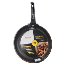 Kassel 鑽石超導熱不沾平底鍋 - 30cm, 鑄造鋁合金鍋體, 適用於洗碗機, 耐磨鑽石塗層, 不沾效果極佳, 升級8mm厚鍋身, 堅固不易變形, 1個