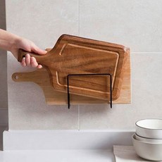 네이처안 심플 도마걸이, 블랙, 1개