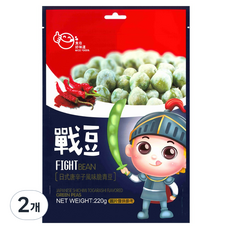日式唐辛子風味脆青豆, 220g, 2袋