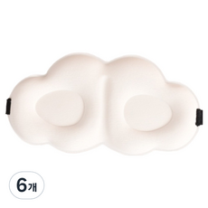 KODACHIEF 日常時尚睡眠眼罩 米色素色 20 x 10.5 cm, 6個