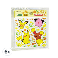 寶可夢花漾貼紙, 6個, 隨機出貨