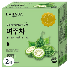 다하다 국산 여주차, 1g, 100개입, 2개