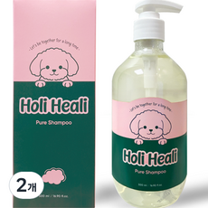 댕댕펫 강아지 홀리힐리 퓨어 샴푸, 500ml, 1개입, 2개