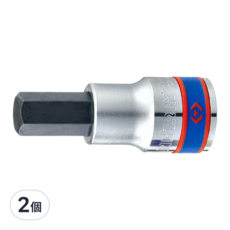 KING TONY 金統立 1/2"DR 六角起子頭套筒 KT402503, 2個
