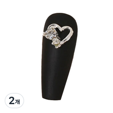 Jooang Objet Hir 單入美甲飾品 02 GK022, 單一顏色, 2個