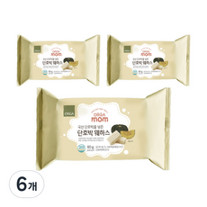 올가홀푸드 mom 단호박 웨하스, 단호박맛, 6개, 80g
