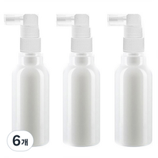 Glassdomae 容器 AN120 + 瓶蓋, 白色(瓶身) + 白色(瓶蓋), 6個