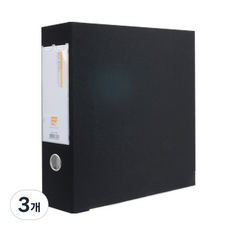 알파 웹D링 바인더 A4 3공 7cm AB949A-7, 흑색, 3개